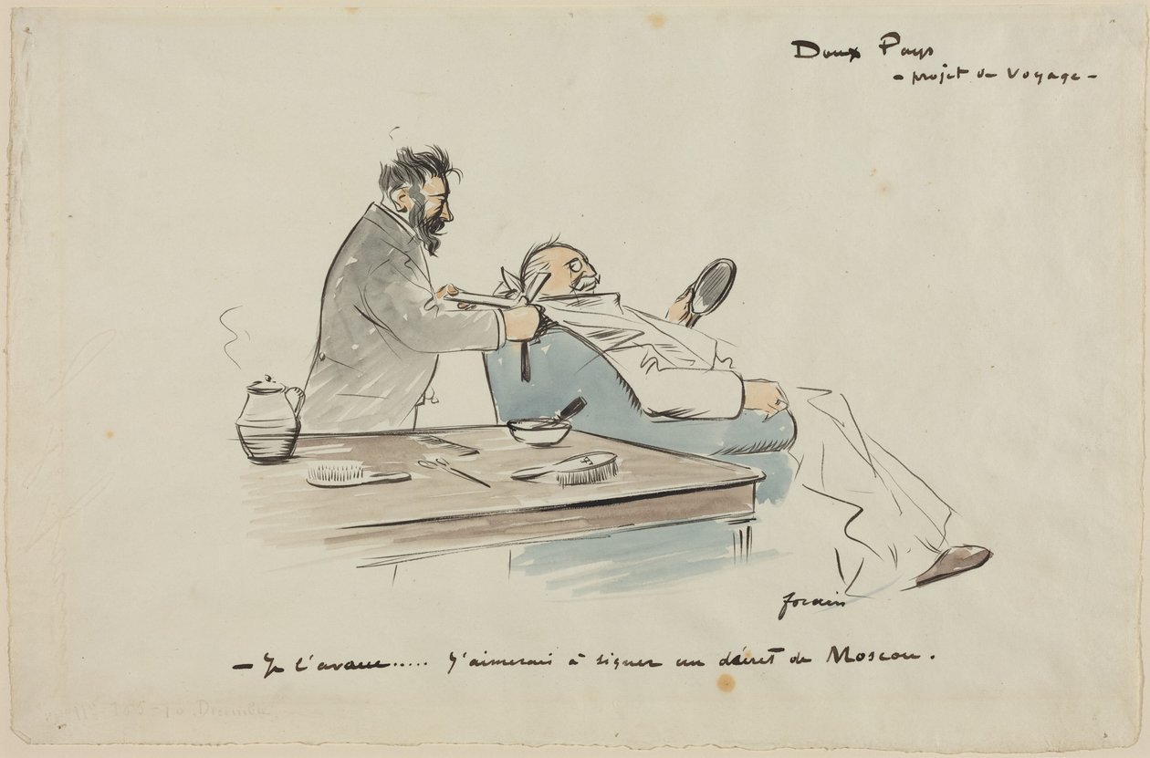 Projeto de Viagem de Jean-Louis Forain