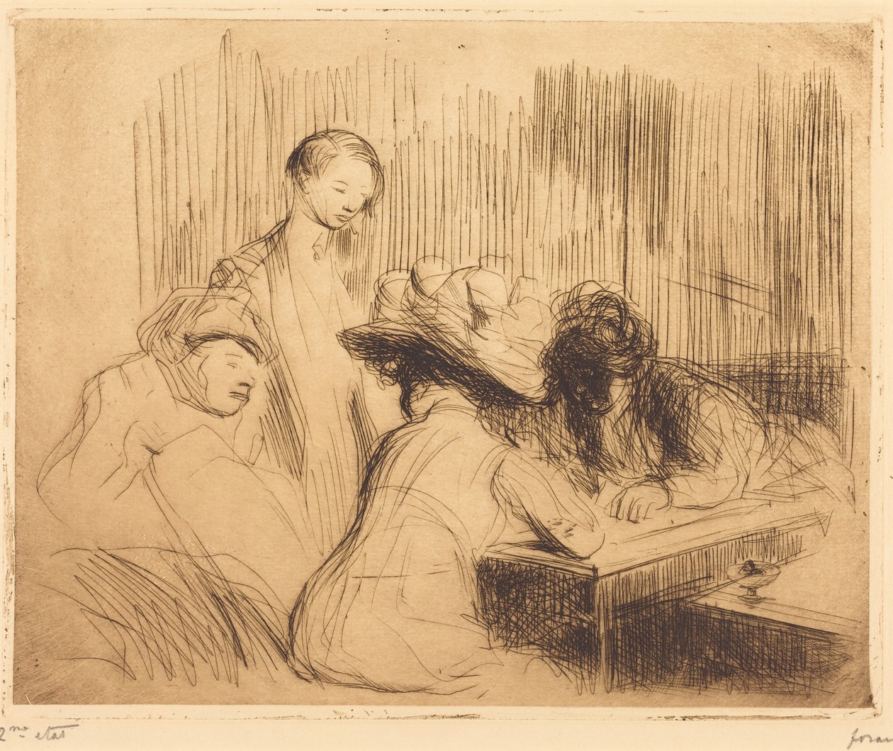 Uma tasca em Montmartre de Jean-Louis Forain