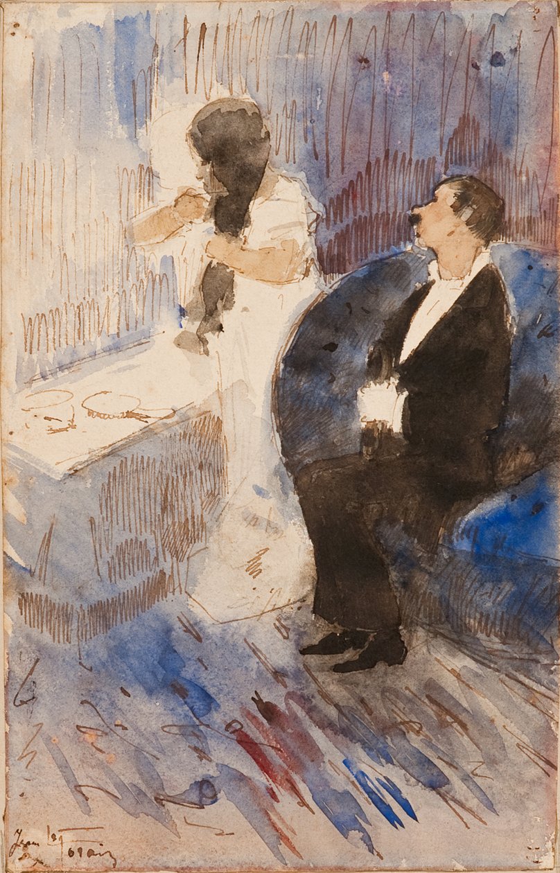Sem título (No camarim) de Jean-Louis Forain