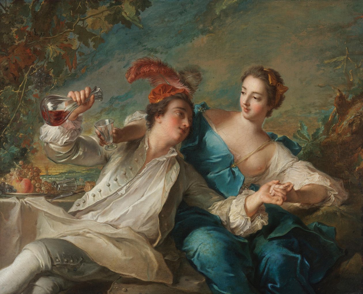 Os amantes de Jean-Marc Nattier
