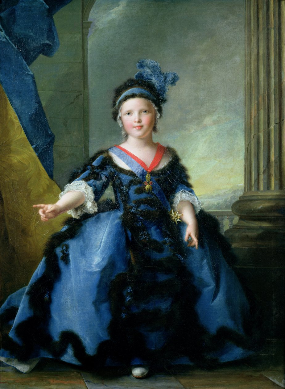 Louis-Joseph-Xavier de France (1751-61) Duque da Borgonha de Jean Marc Nattier