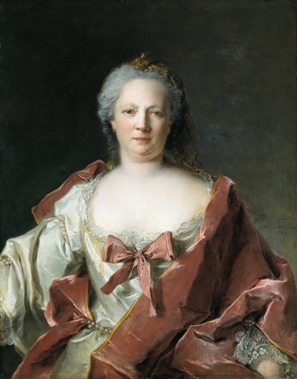 Retrato de Anna Elisabeth Leerse de Jean-Marc Nattier