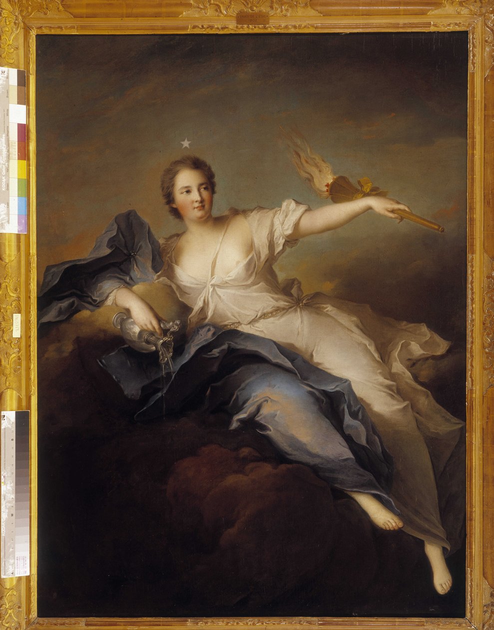 Retrato de Madame de Chateauroux como Aurore de Jean Marc Nattier
