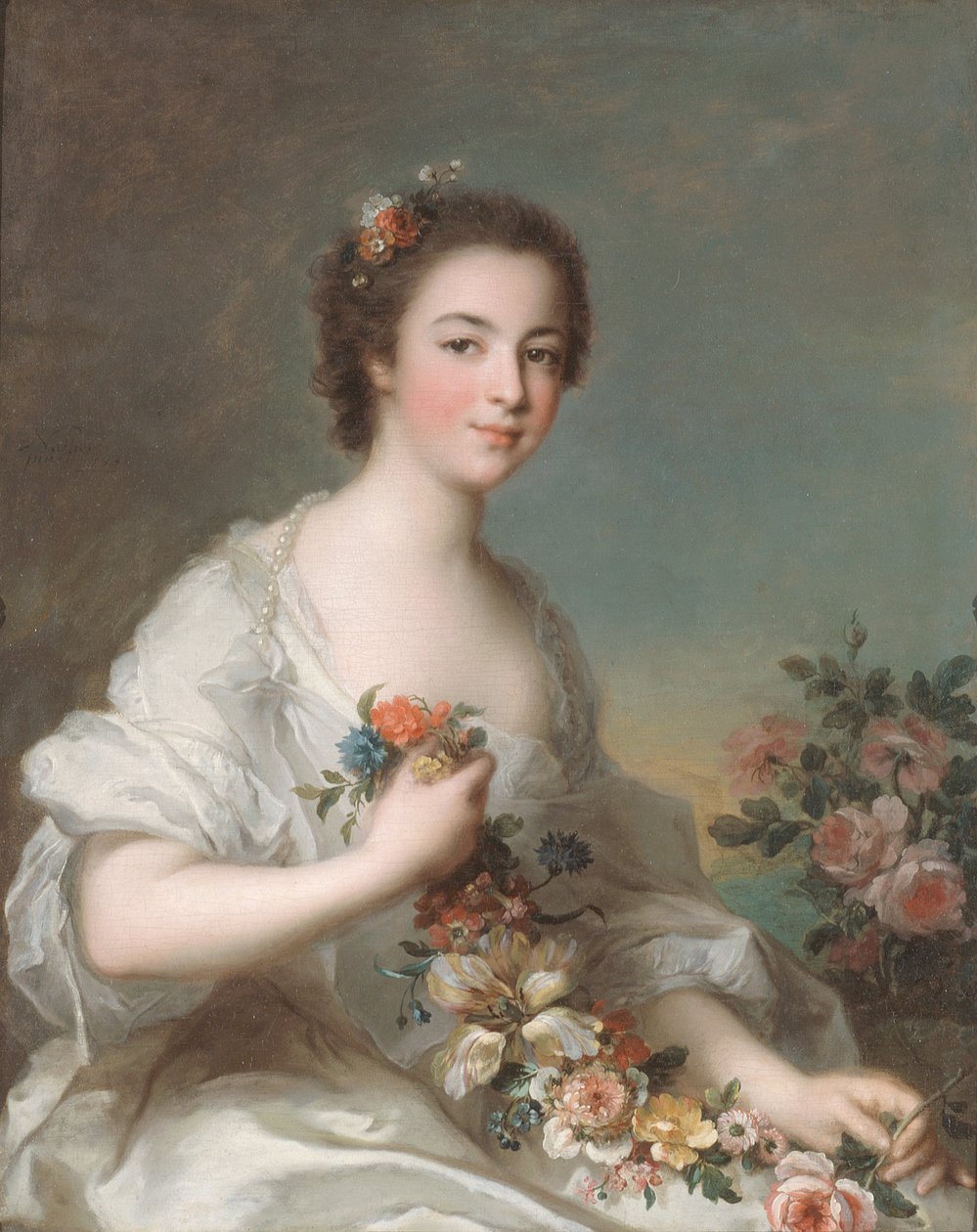 Retrato de uma senhora de Jean-Marc Nattier