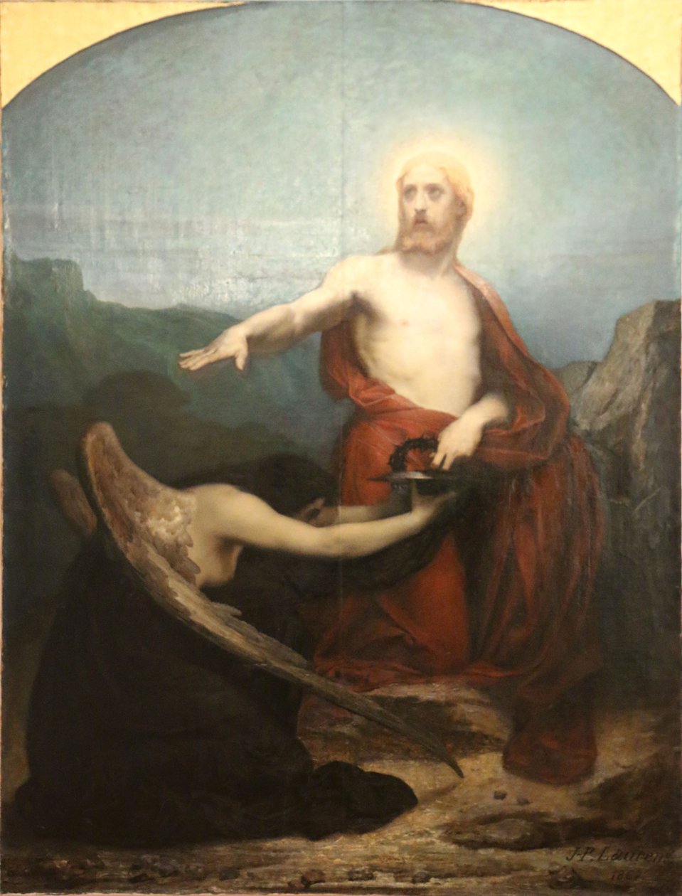 Moriar ou Cristo no Jardim das Oliveiras de Jean Paul Laurens