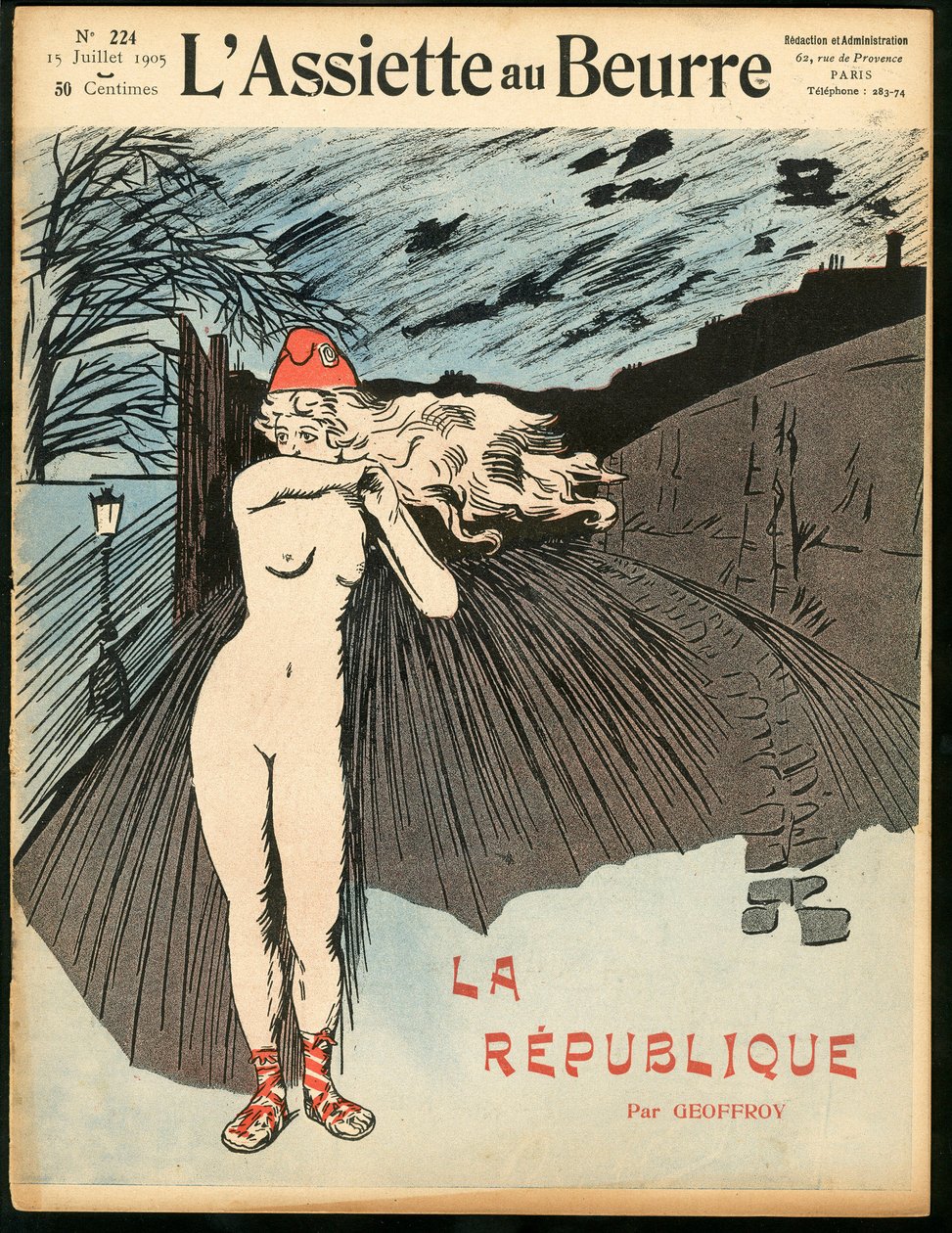 Capa de “” “L’Assiette au Beurre”””, número 224, Satirical in Colors de Jean Geoffroy