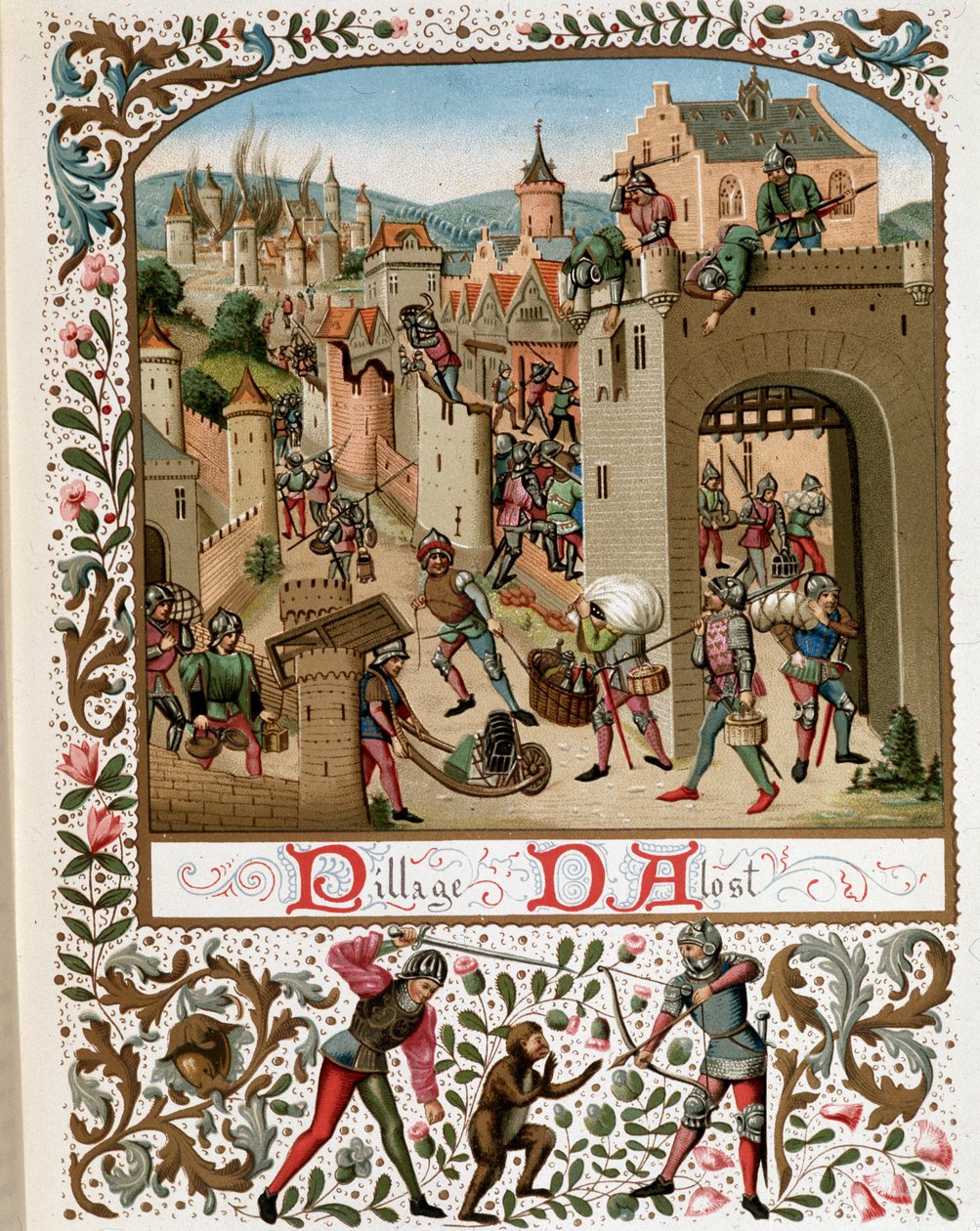 Pilhagem de Aalst (Bélgica flamenga), Idade Média de Jean (after) Froissart