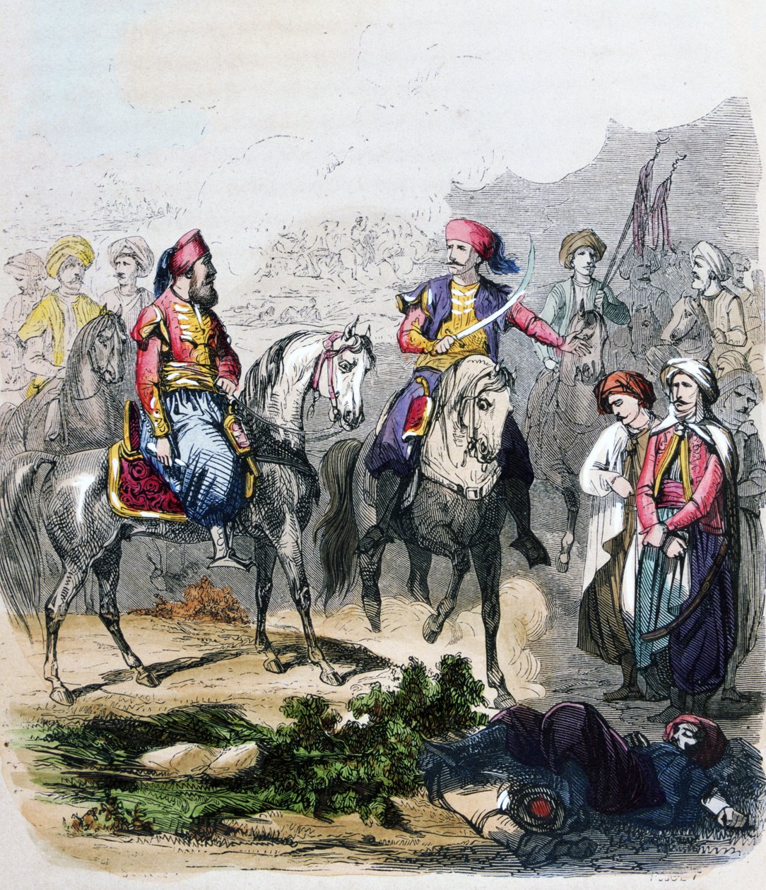 A Batalha de Nezib (Nisib, Nizib, Nizip) 24 de junho de Jean Adolphe Beauce