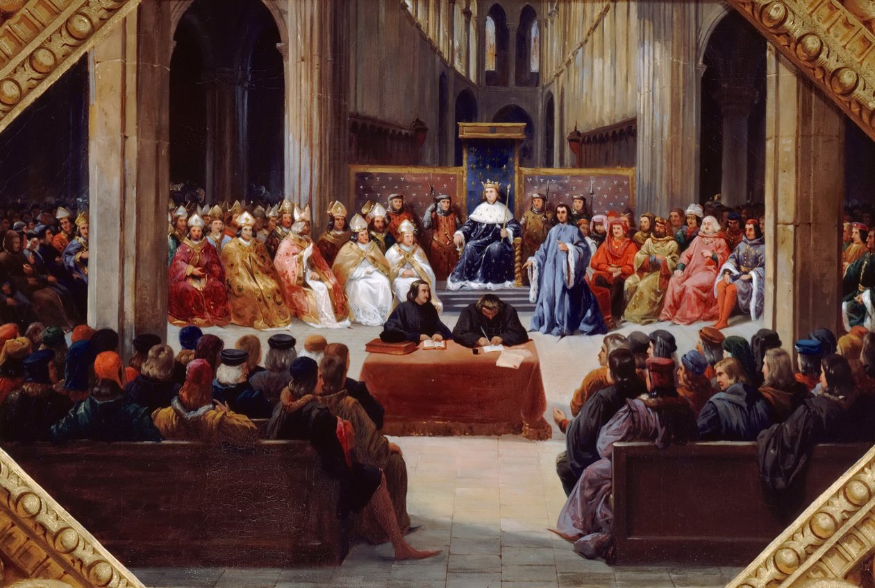 Assembléia dos Estados Gerais, 10 de abril de 1302 de Jean Alaux