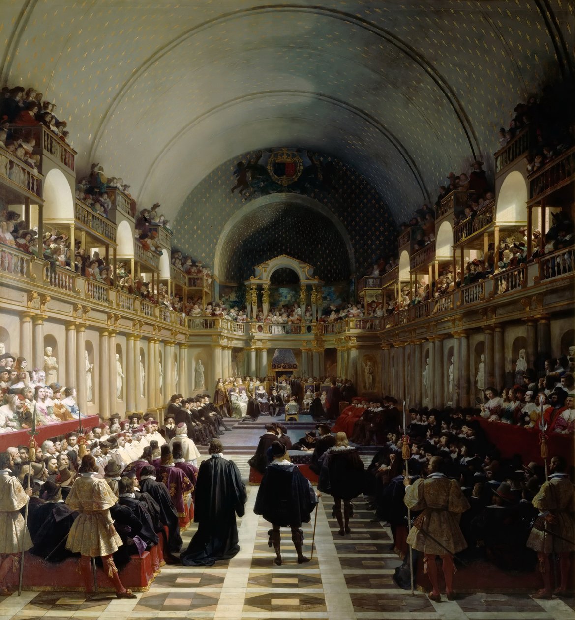 A assembléia dos Estados Gerais em 27 de outubro de 1614 de Jean Alaux