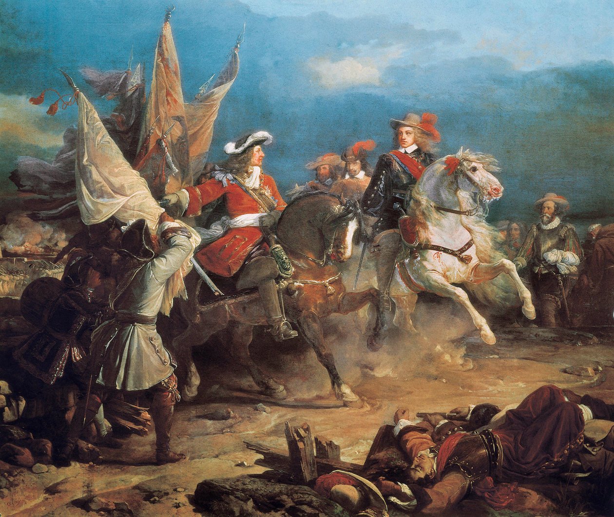 Guerra da Sucessão Espanhola, pintura de Jean Alaux de Jean Alaux