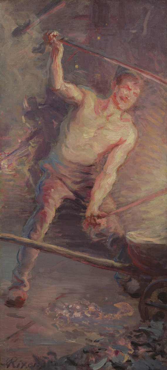 O fogo, 1889 de Jean Andre Rixens