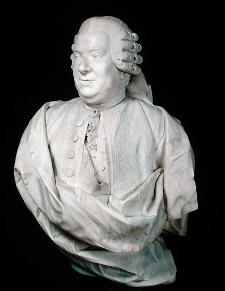 Busto de Nicolas Beaujon (1718-86) (mármore) de Jean Antoine (attr. to) Houdon