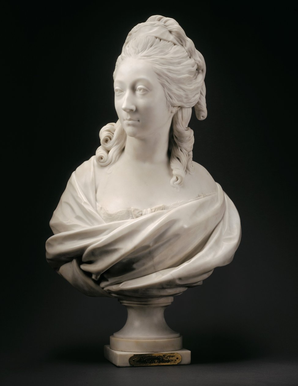 Busto de Anne-Marie-Louise Thomas de Domangeville de Sérilly, Comtesse de Pange, 1780 de Jean Antoine Houdon
