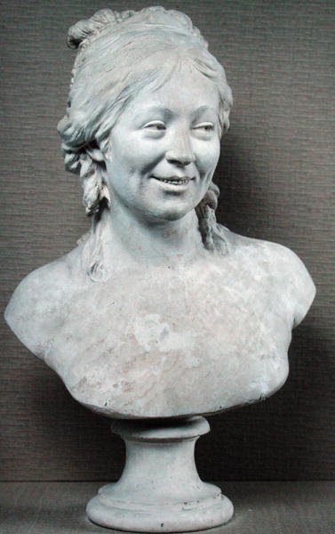 Busto da Madame Houdon, 1786 (gesso) de Jean Antoine Houdon