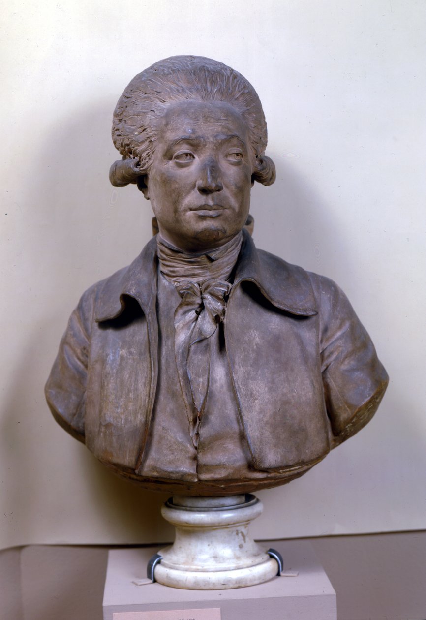 Busto de Maria Jean Antoine Nicolas de Caritat (1743-94) Marquês de Condorcet, 1785 de Jean Antoine Houdon