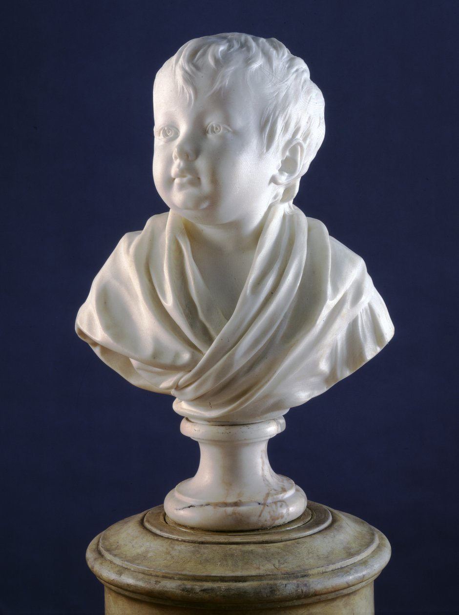 Claudine Houdon, c.1791 (mármore) de Jean Antoine Houdon