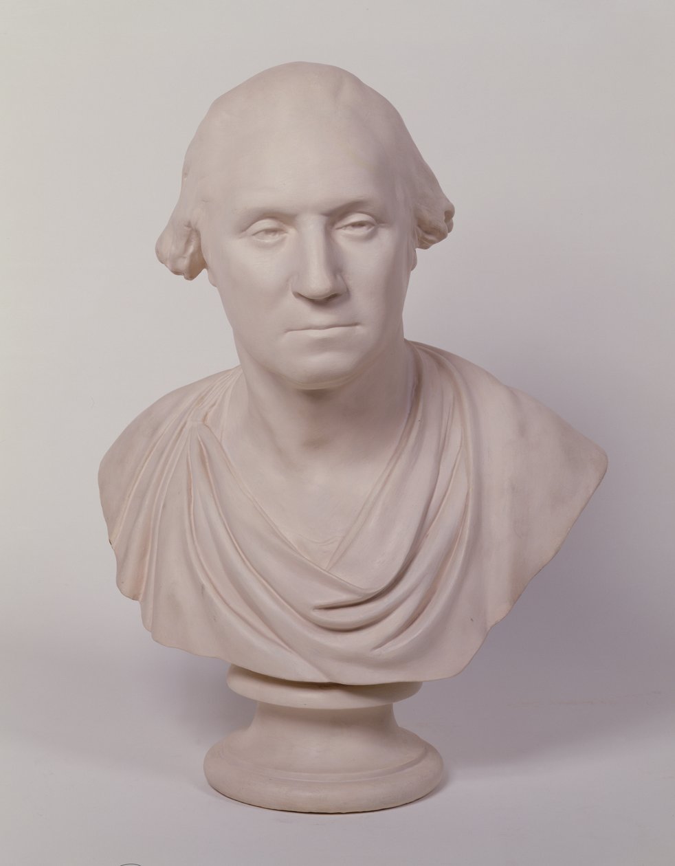 George Washington (gesso pintado) de Jean Antoine Houdon