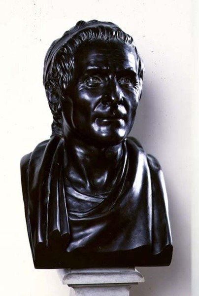Jean Jacques Rousseau (1712-78) 1778 (bronze) de Jean Antoine Houdon