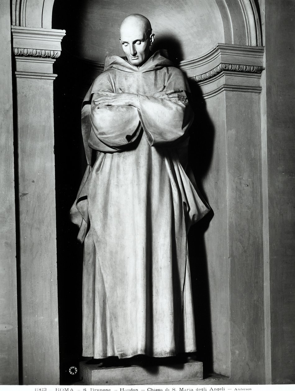 São Bruno de Colónia (mármore) de Jean Antoine Houdon