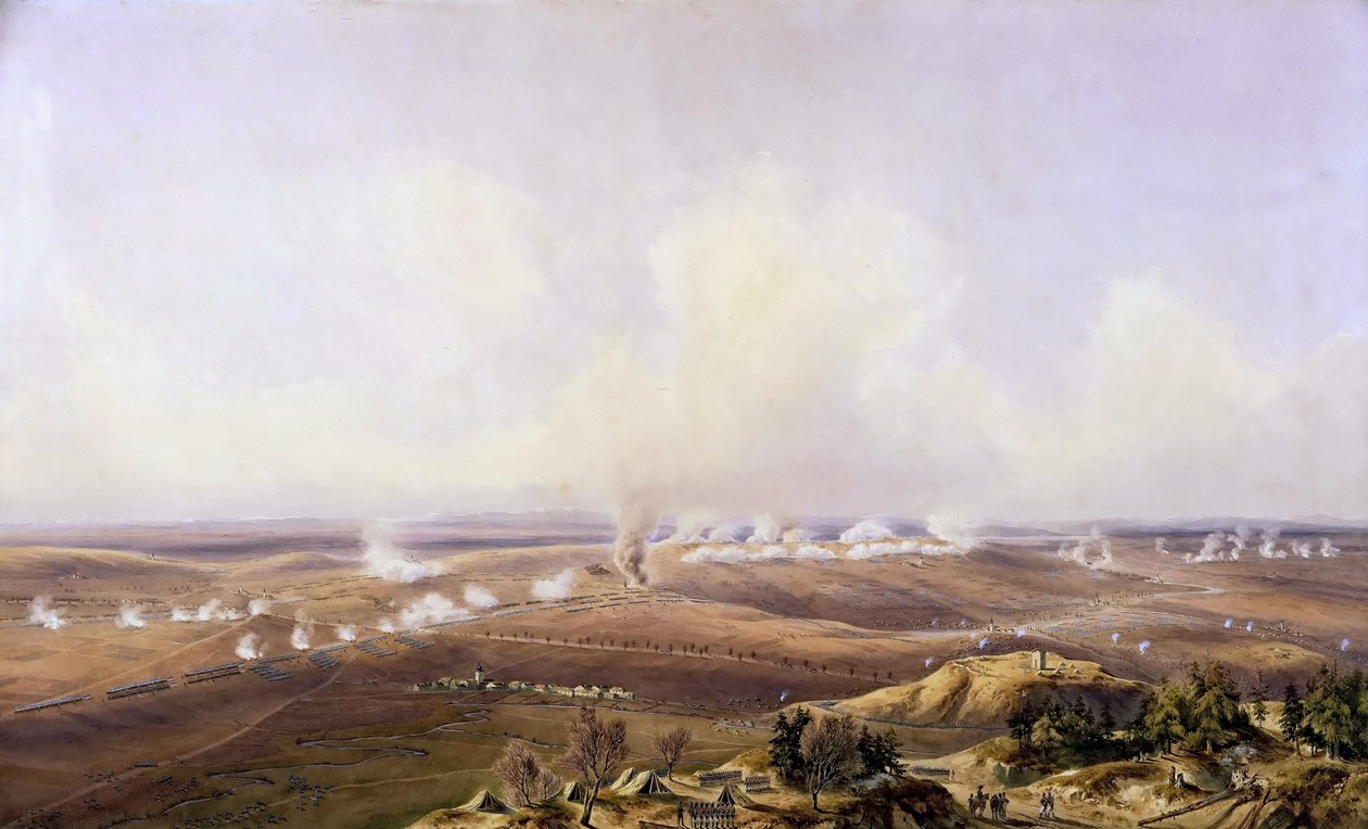 A Batalha de Austerlitz em 2 de dezembro de 1805 de Jean Antoine Simeon Fort