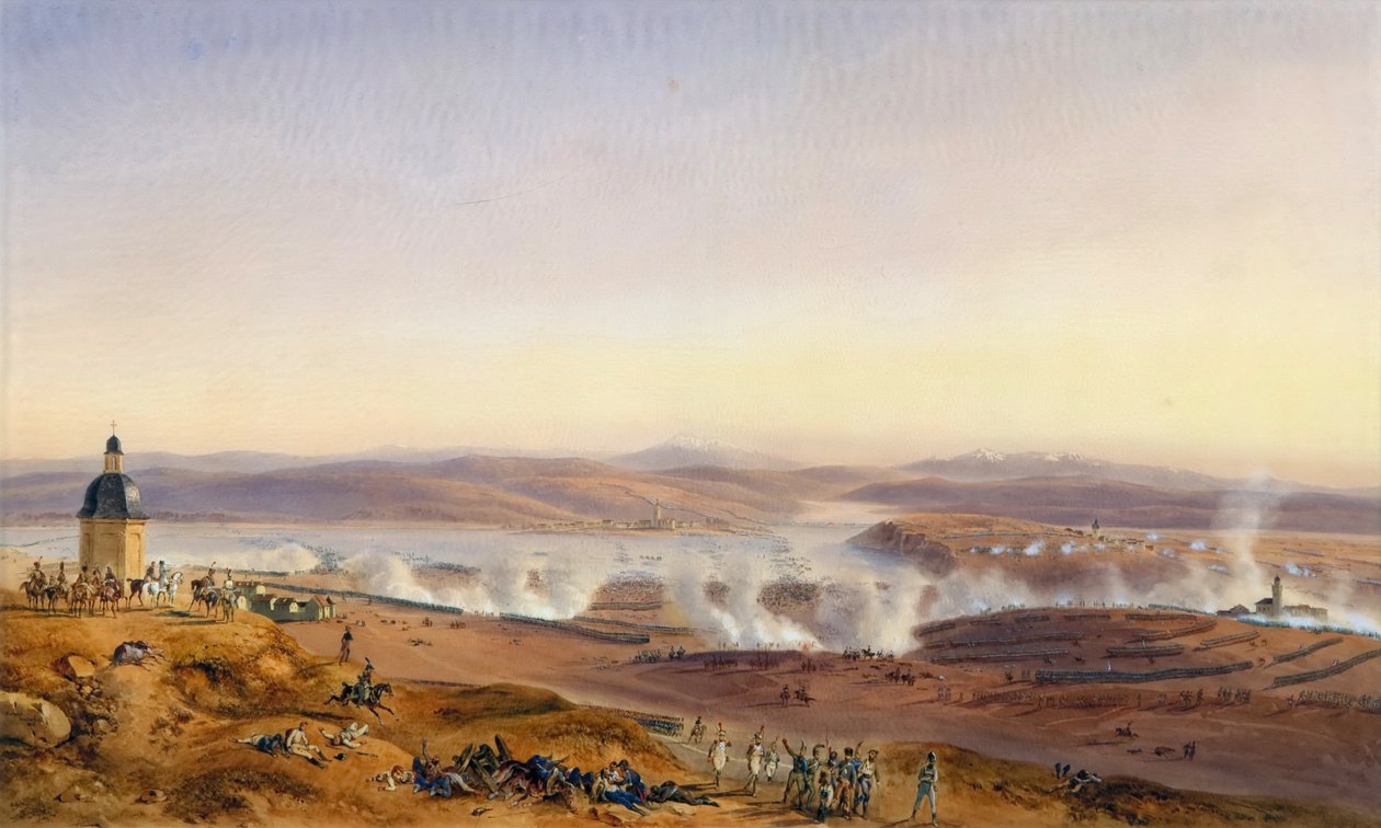 A Batalha de Austerlitz em 2 de dezembro de 1805 de Jean Antoine Simeon Fort