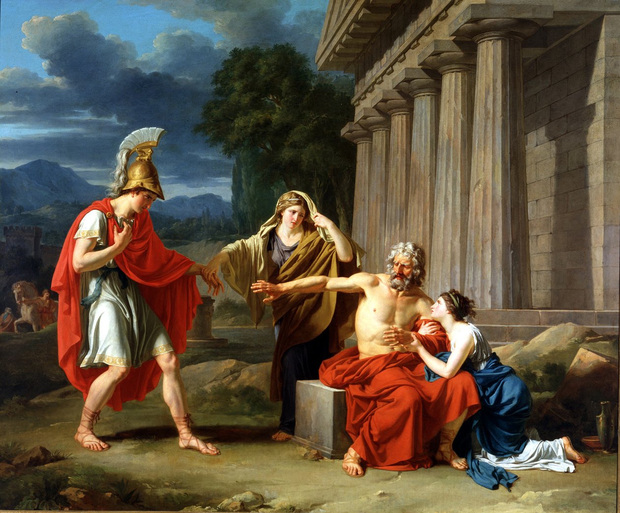 Édipo em Colono de Jean Antoine Théodore Giroust