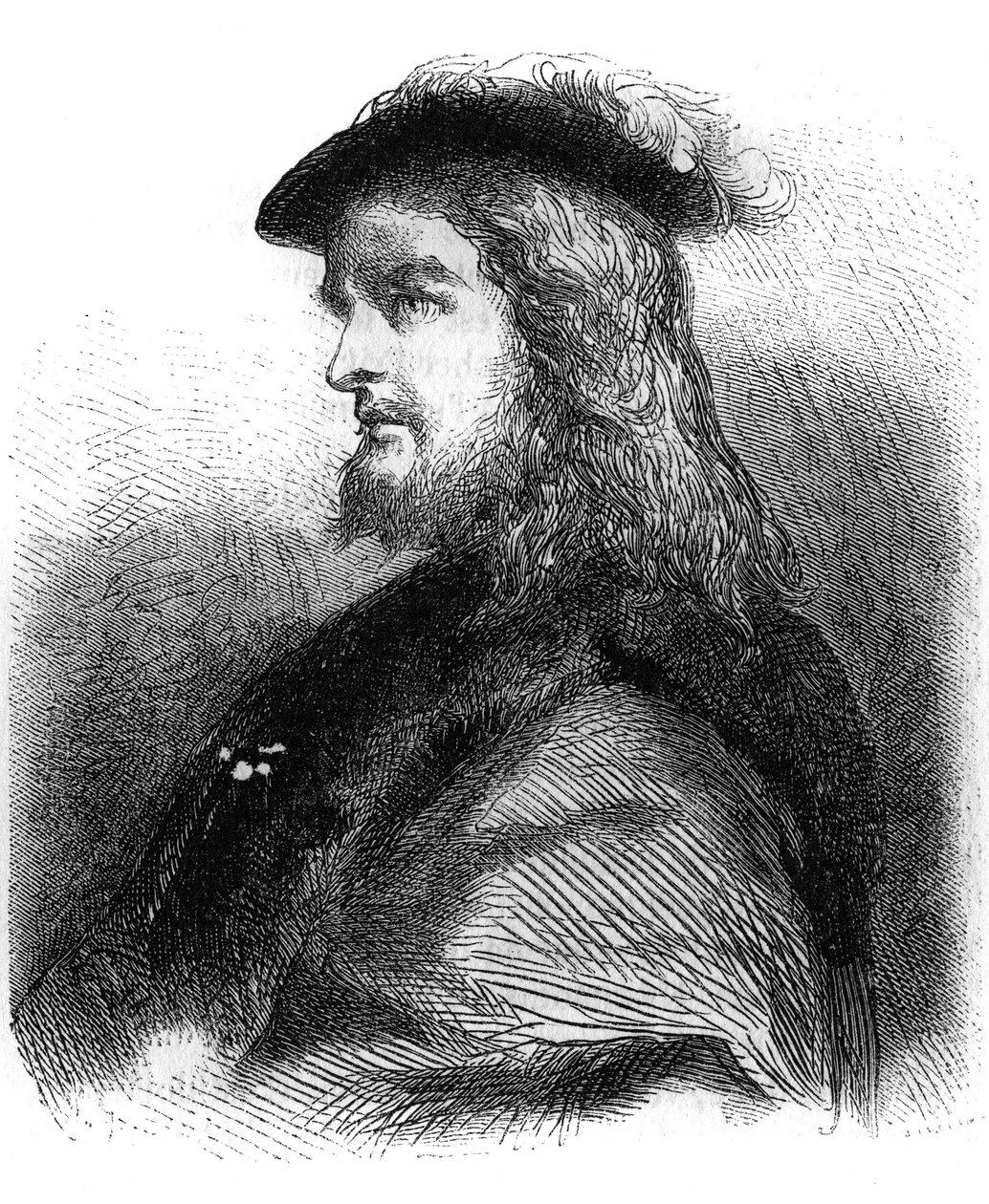 Retrato de Gustav I Wasa (Gustav Vasa de Jean Antoine Valentin Foulquier