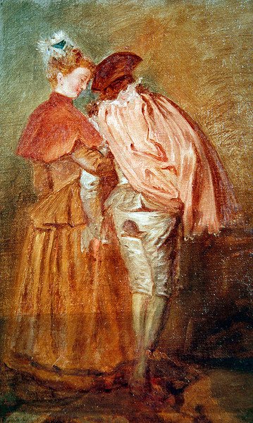 Partida para Kythira de Jean Antoine Watteau