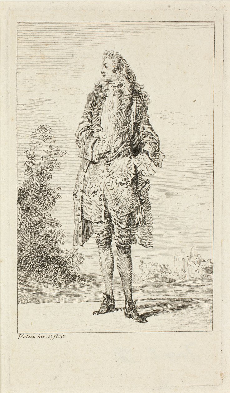 Figuras de modo de Jean Antoine Watteau
