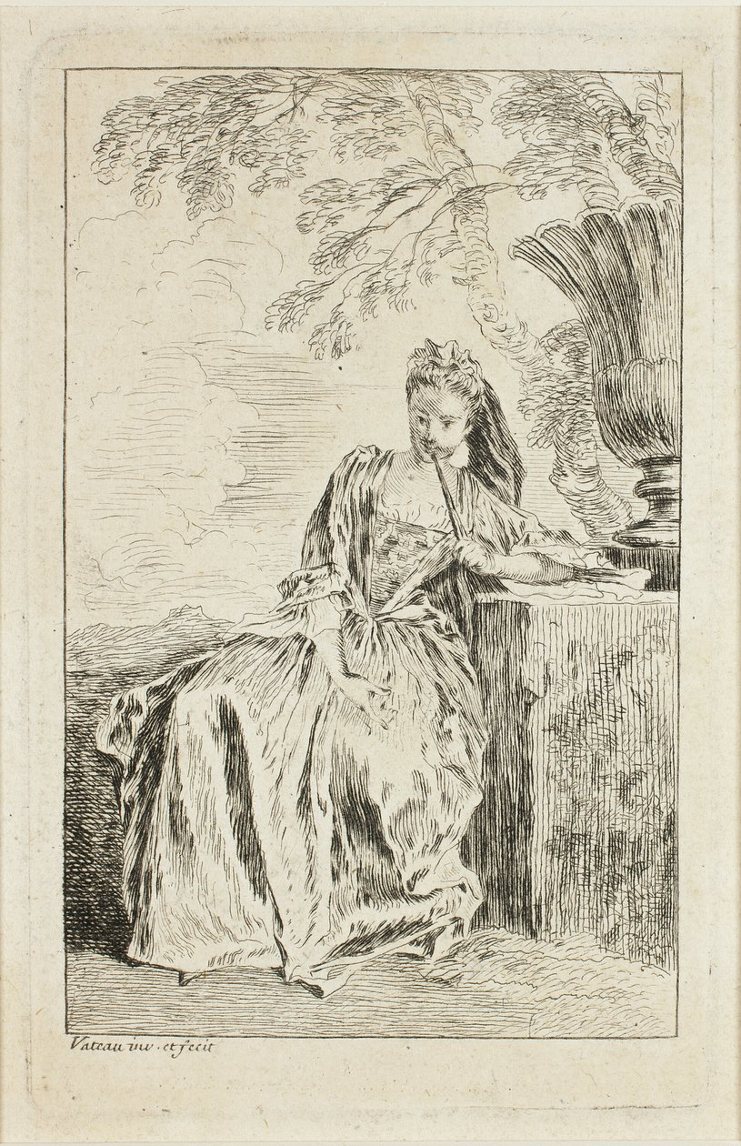 Figuras de modo de Jean Antoine Watteau