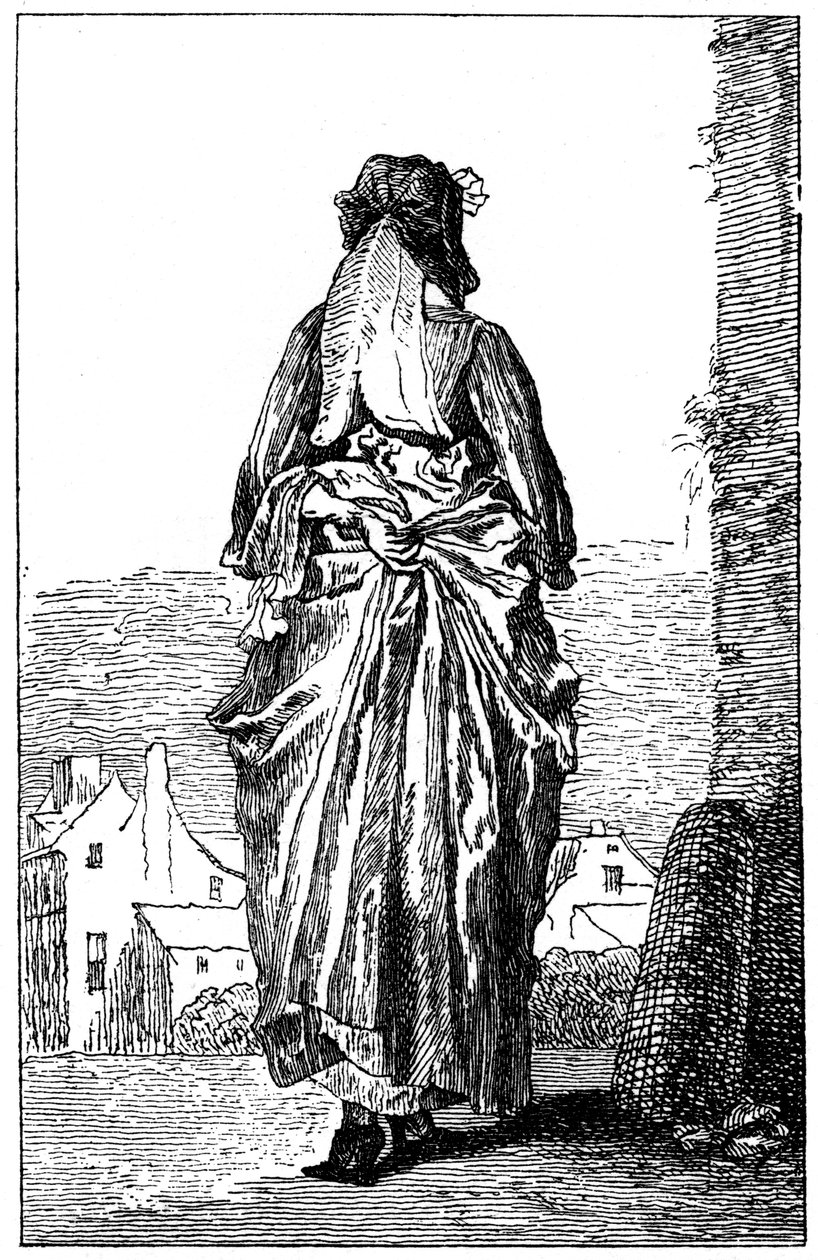 Traje francês, 1885. de Jean Antoine Watteau