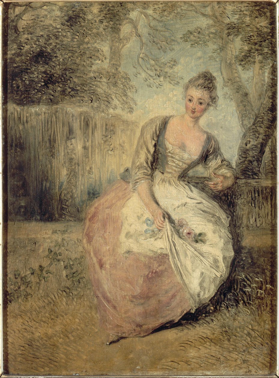 O amante inquieto de Jean Antoine Watteau