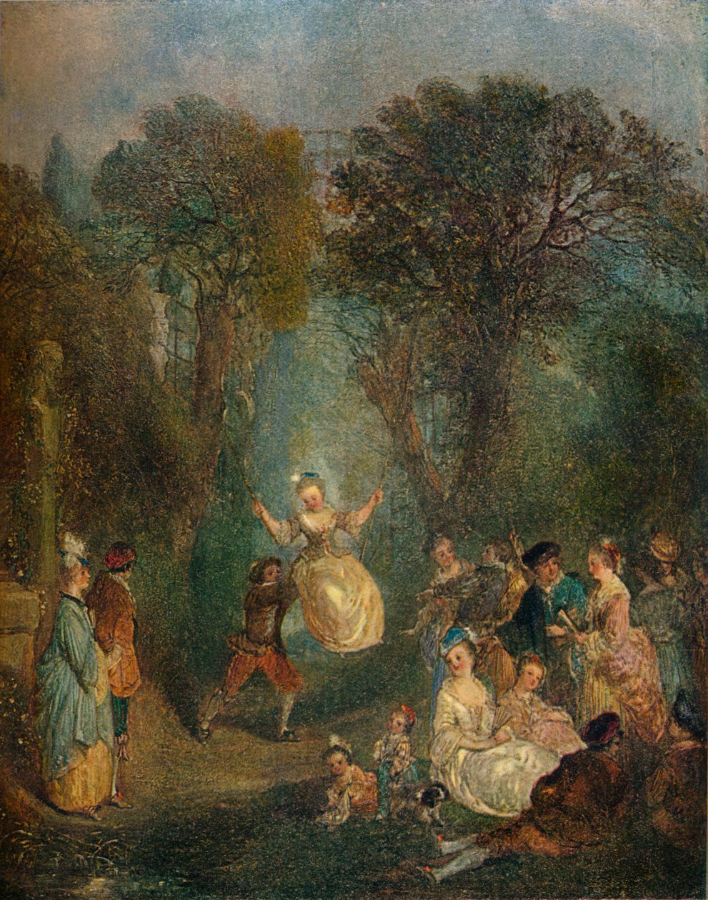 LEscarpolette, c1710 de Jean Antoine Watteau