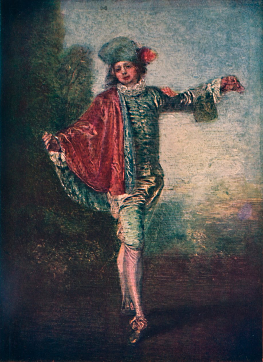Indiferente, c1717, 1911 de Jean Antoine Watteau