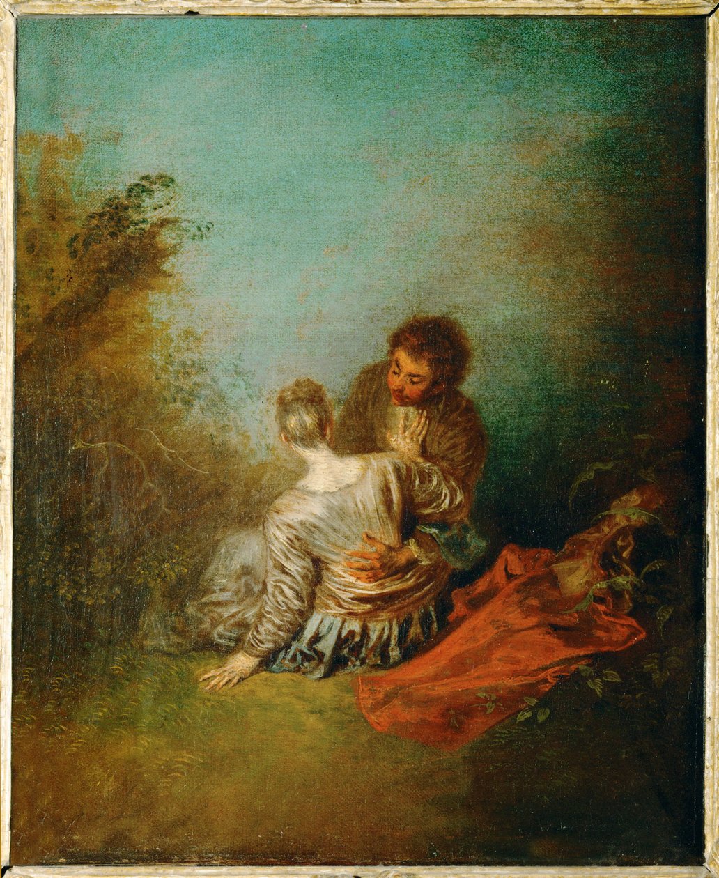 Le Faux Pas ... de Jean Antoine Watteau