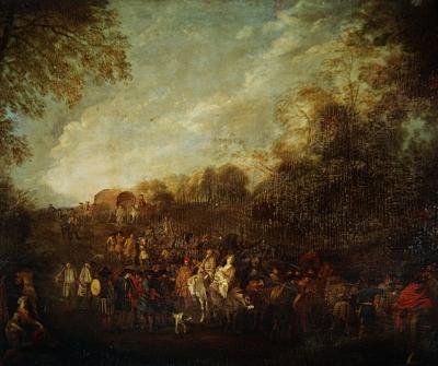 Tropas Marchas de Jean Antoine Watteau