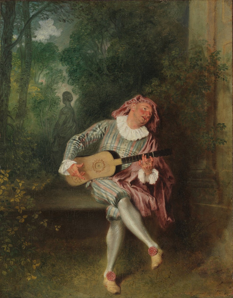 Mezzetina, c.1718-20 (óleo sobre tela) de Jean Antoine Watteau