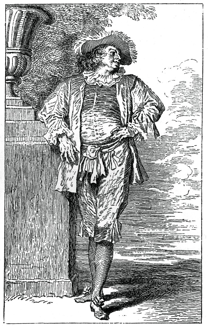 Traje Camponês, 1885 de Jean Antoine Watteau