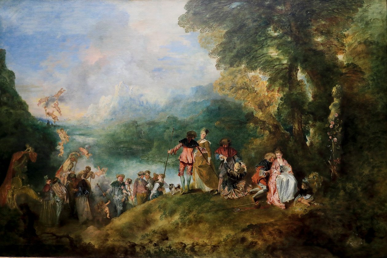 Peregrinação à ilha de Cythera de Jean Antoine Watteau