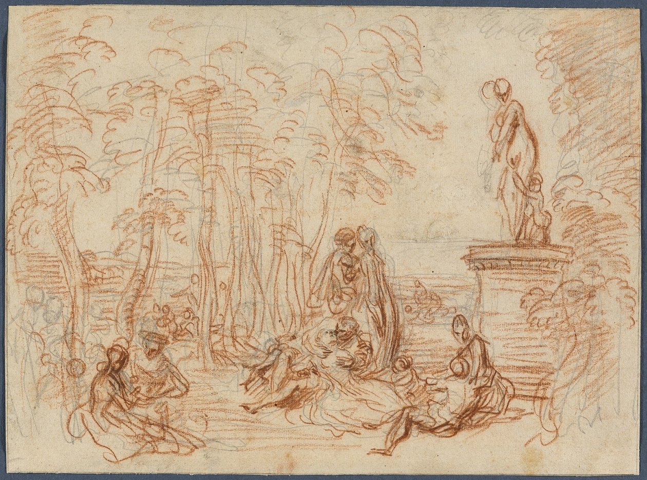 Estudo para A Festa do Amor de Jean Antoine Watteau