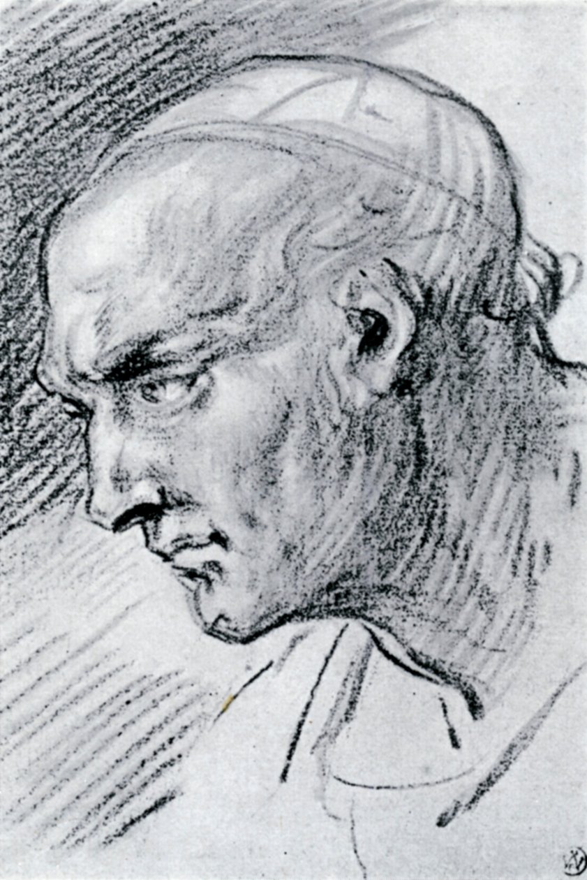 Estudo de uma cabeça, 1913. de Jean Antoine Watteau
