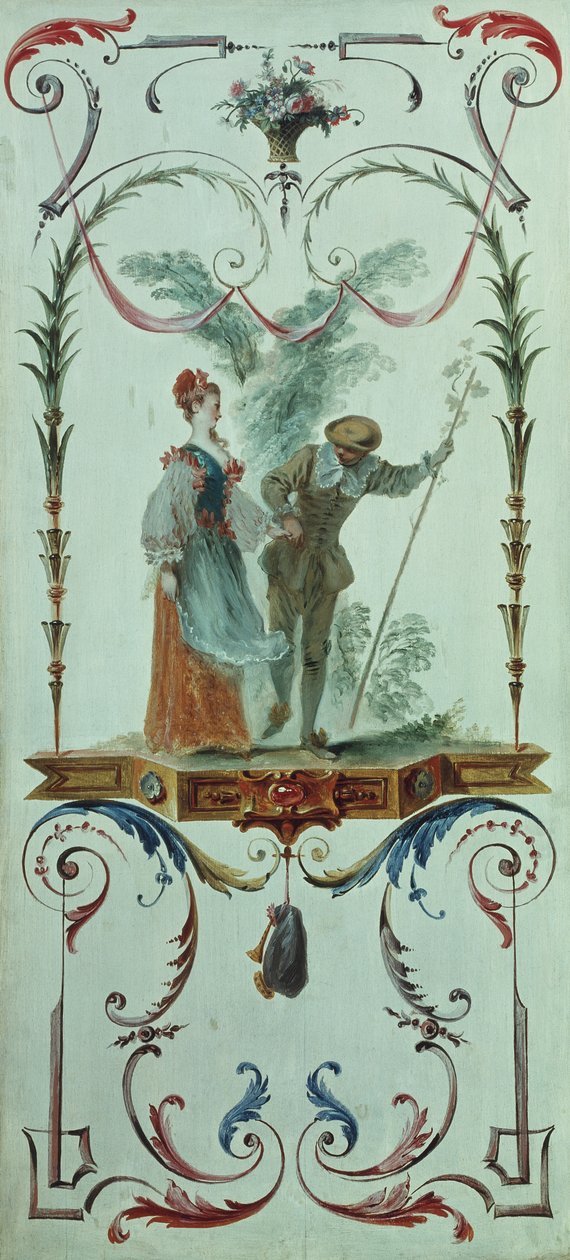 O encantador, 1707-08 de Jean Antoine Watteau