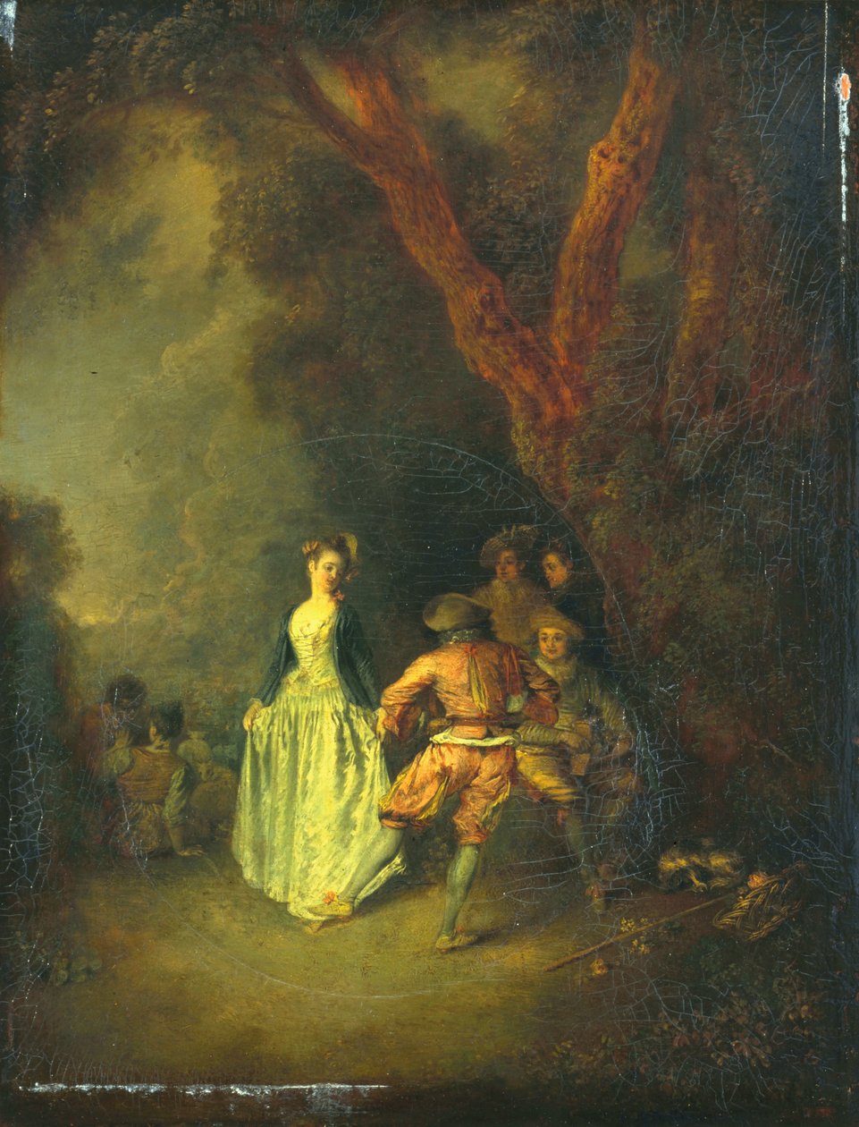 A dança do país, c.1711 de Jean Antoine Watteau