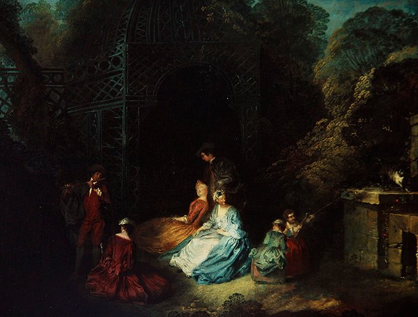 O flautista de Jean Antoine Watteau