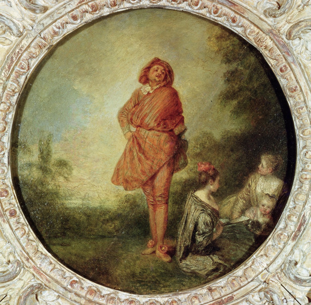 O homem orgulhoso, 1715 de Jean Antoine Watteau