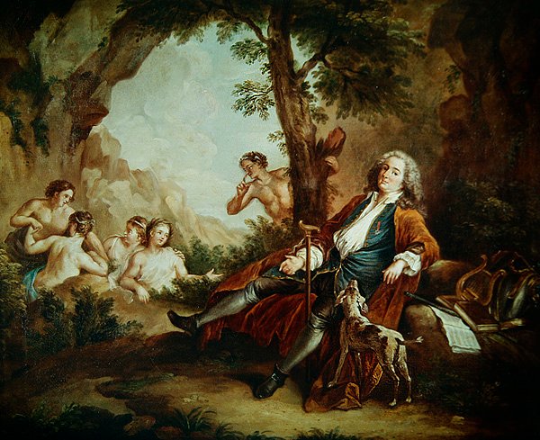 Retrato de Antoine de la Roque de Jean Antoine Watteau