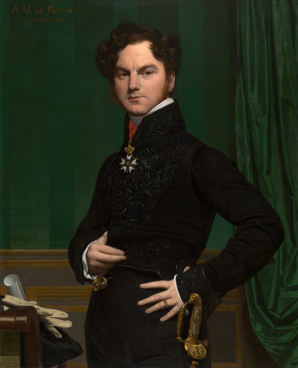 Amédée-David, o Conde de Pastoret de Jean Auguste Dominique Ingres