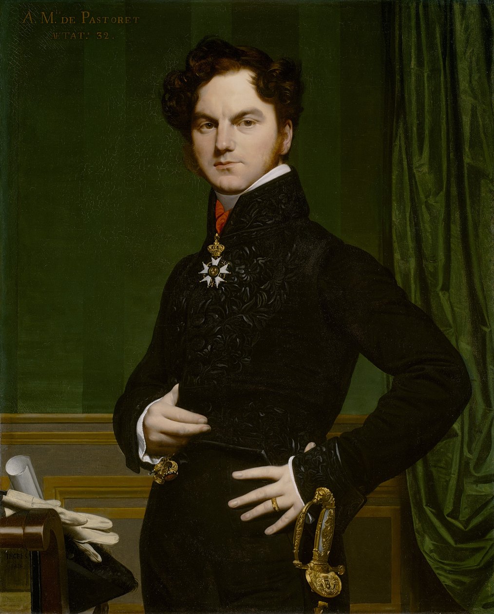 Amédée-David, Conde de Pastoret, 1823-26 de Jean Auguste Dominique Ingres