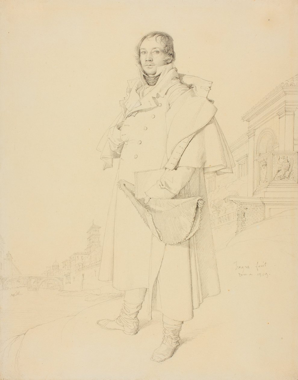 Charles François Mallet, Engenheiro Civil de Jean Auguste Dominique Ingres